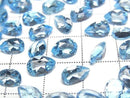 [Video] High Quality Swiss Blue Topaz AAA Loose Stone Pear Shape Faceted 8x5mm 2pcs