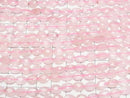 [Video]High Quality! Rose Quartz AA++ Faceted Oval 8x6mm 1strand beads (aprx.15inch/36cm)