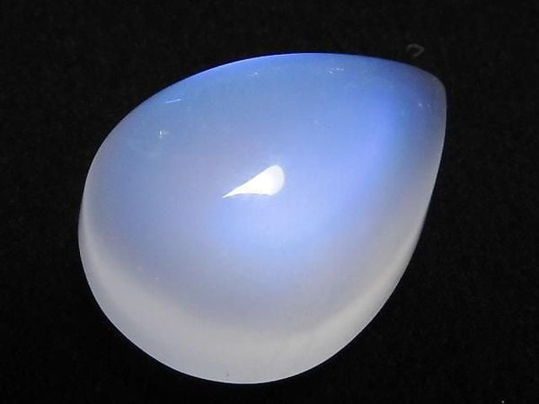 [Video][One of a kind] High Quality Sri Lankan Royal Blue Moonstone AAA Cabochon 1pc NO.83