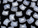 [Video] Blue Lace Agate AA++ Cat Motif 10x12mm [Half Drilled Hole (Back)] 2pcs
