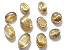 [Video][One of a kind] High Quality Rutilated Quartz AAA Cabochon 10pcs Set NO.201