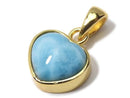 [Video][One of a kind] Larimar Pectolite AAA Pendant 18KGP NO.341