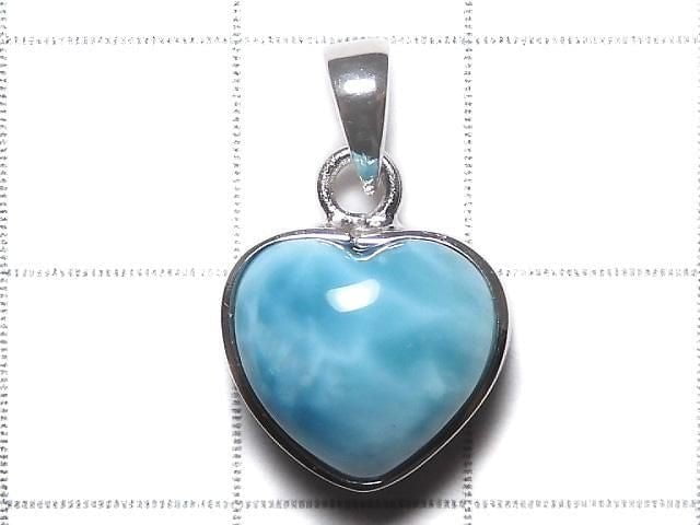 [Video][One of a kind] Larimar Pectolite AAA Pendant Silver925 NO.346