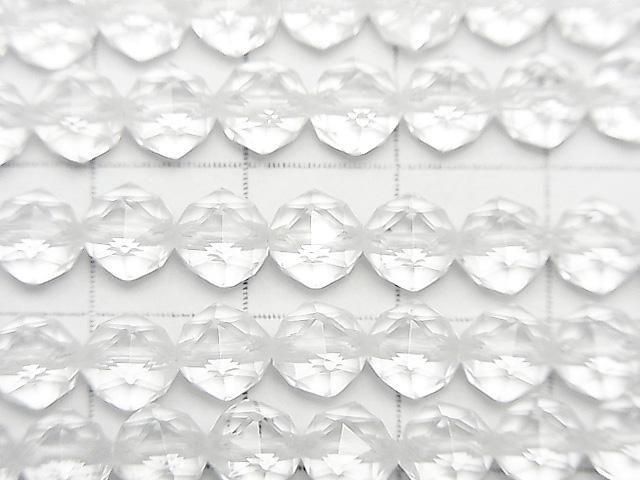 [Video] High Quality! Crystal (Synthetic Quartz) AAA Star Faceted Round 6mm 1strand Beads (approx. 15 inches/37 cm)