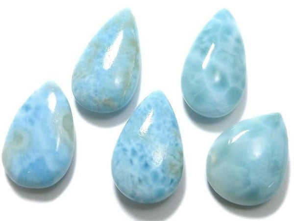 [Video][One of a kind] Larimar Pectolite AA+ Beads 5pcs Set NO.19