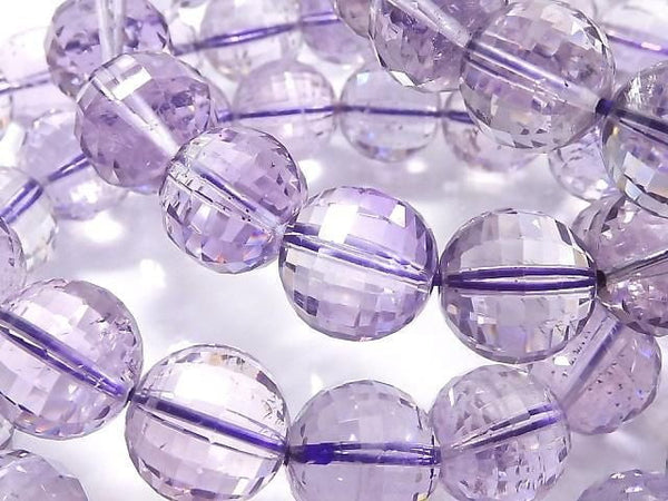 [Video] High Quality Rose Amethyst AAA-Mirror Round Cut Bracelet