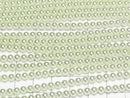 [Video] Glass Pearl Round 4mm [Light Green] 1strand beads (approx. 15 inches/38 cm)