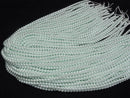 [Video] Glass Pearl Round 4mm [Light Blue] 1strand beads (approx. 15 inches/38 cm)