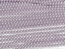 [Video] Glass Pearl Round 4mm [Purple] 1strand beads (approx. 15 inches/37 cm)