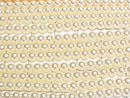 [Video] Glass pearl Round 4mm [Champagne] 1strand beads (aprx.15inch/38cm)