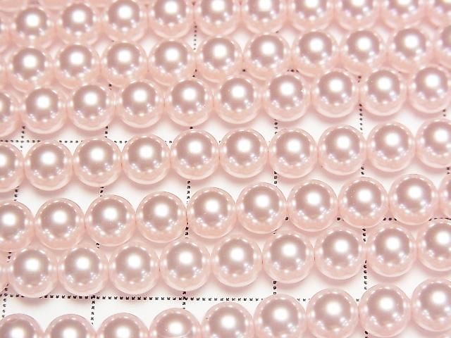 [Video] Glass Pearl Round 6mm [Baby Pink] 1strand beads (approx. 15 inches/38 cm)