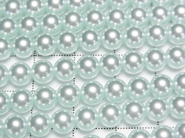 [Video] Glass Pearl Round 6mm [Light Blue] 1strand beads (approx. 15 inches/37 cm)