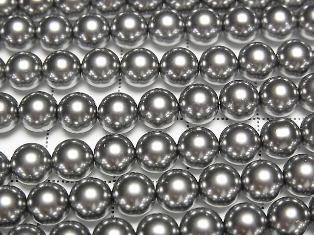 [Video] Glass Pearl Round 6mm [Black] 1strand beads (approx. 15 inches/38 cm)