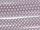 [Video] Glass Pearl Round 6mm [Purple] 1strand beads (approx. 15 inches/37 cm)