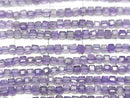 [Video] High Quality! Light Color Amethyst AA+ Cube Shape 2x2x2mm 1strand Beads (approx. 15 inches/37 cm)