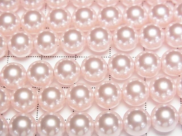 [Video] Glass Pearl Round 8mm [Baby Pink] 1strand beads (approx. 15 inches/38 cm)