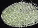 [Video] Glass Pearl Round 8mm [Light Green] 1strand beads (approx. 15 inches/38 cm)