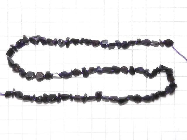 [Video][One of a kind] Sugilite AAA Faceted Nugget 1strand beads (aprx.16inch/39cm) NO.15