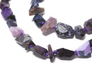 [Video][One of a kind] Sugilite AAA Faceted Nugget 1strand beads (aprx.16inch/40cm) NO.16