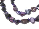 [Video][One of a kind] Sugilite AAA Faceted Nugget 1strand beads (aprx.17inch/41cm) NO.18