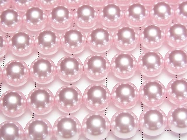 [Video] Glass Pearl Round 8mm [Pink] 1strand beads (approx. 15 inches/37 cm)