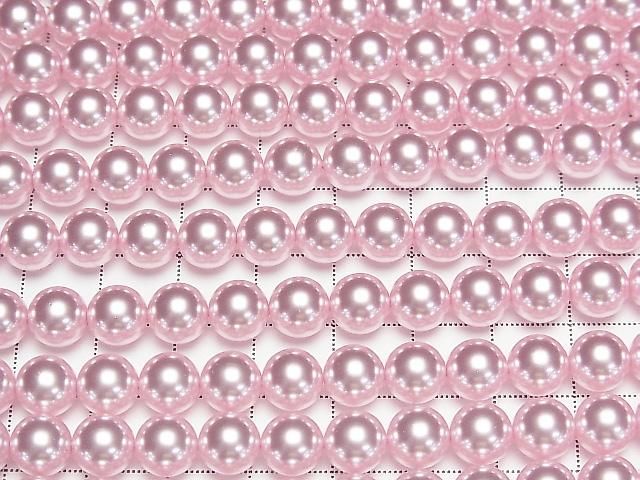 [Video] Glass Pearl Round 8mm [Pink] 1strand beads (approx. 15 inches/37 cm)