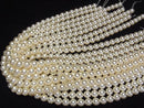 [Video] Glass Pearl Round 8mm [Champagne] 1strand beads (approx. 15 inches/37 cm)
