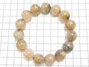[Video][One of a kind] Rutilated Quartz AA+ Round 15mm Bracelet NO.8