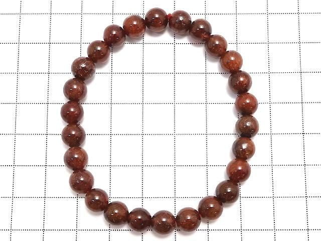 [Video][One of a kind] Copper Rutilated Quartz AAA- Round 7.5mm Bracelet NO.3
