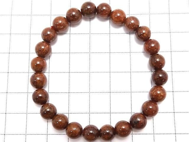 [Video][One of a kind] Copper Rutilated Quartz AAA- Round 8mm Bracelet NO.11