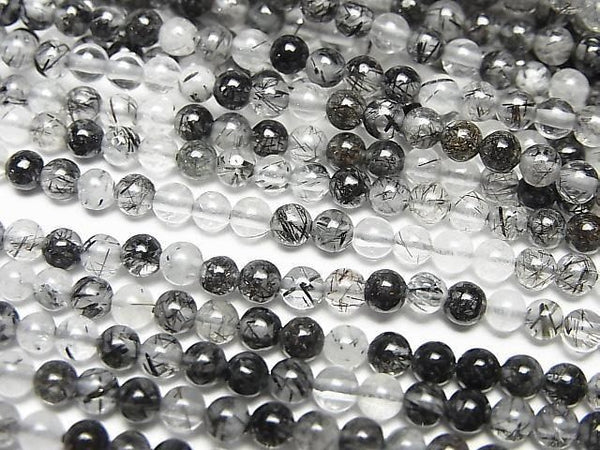 [Video] Tourmaline Quartz AA++ Round 3mm 1strand beads (approx. 15 inches/38 cm)
