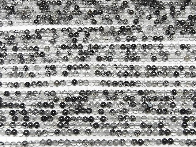 [Video] Tourmaline Quartz AA++ Round 3mm 1strand beads (approx. 15 inches/38 cm)