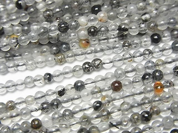 [Video] Tourmaline Quartz AA++ Round 2mm 1strand beads (approx. 15 inches/37 cm)