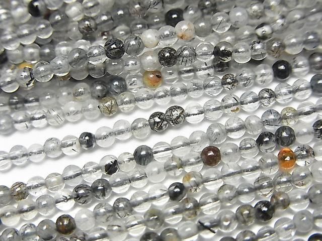 [Video] Tourmaline Quartz AA++ Round 2mm 1strand beads (approx. 15 inches/37 cm)