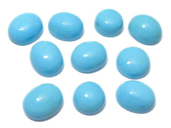 [Video][One of a kind] Kingman Turquoise AAA Cabochon 10pcs Set NO.51