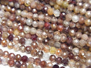 [Video] High Quality! Natural Brown Zircon AAA- Faceted Round 3mm 1strand Beads (approx. 15 inches/37 cm)