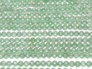 [Video] High Quality! Green Aventurine Faceted Coin 6x6x3.5mm 1strand beads (approx. 15 inches/37 cm)