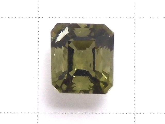 [Video][One of a kind] High Quality Moldavite AAA Faceted Loose stone 1pc NO.6