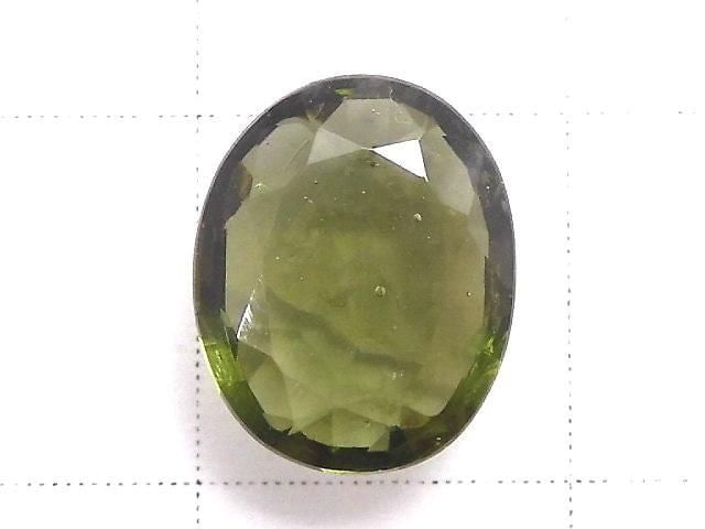 [Video][One of a kind] High Quality Moldavite AAA Faceted Loose stone 1pc NO.7