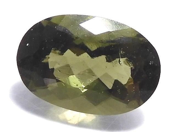 [Video][One of a kind] High Quality Moldavite AAA Faceted Loose stone 1pc NO.9