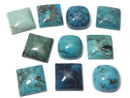 [Video][One of a kind] Turquoise Cabochon 10pcs Set NO.6