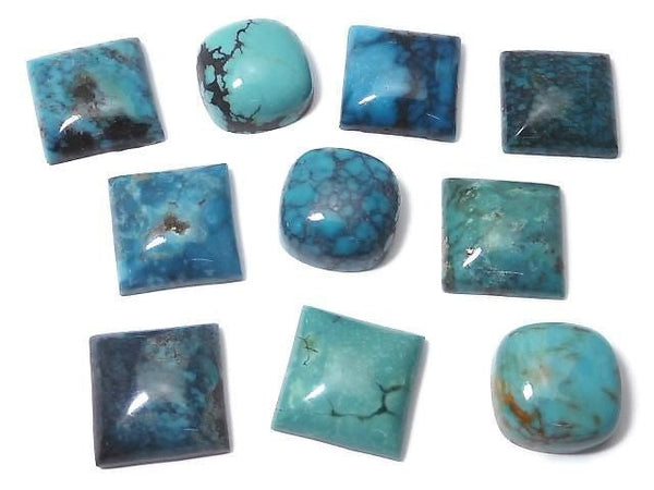 [Video][One of a kind] Turquoise Cabochon 10pcs Set NO.8