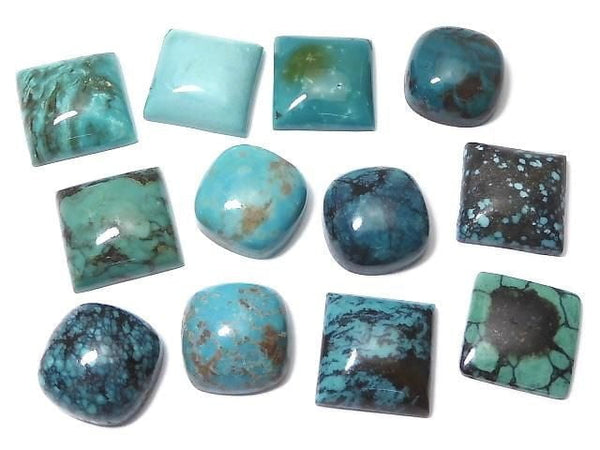 [Video][One of a kind] Turquoise Cabochon 12pcs Set NO.9