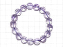 [Video][One of a kind] High Quality Rose Amethyst AAA- Mirror Faceted Round 11mm Bracelet NO.119