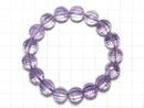 [Video][One of a kind] High Quality Rose Amethyst AAA- Mirror Faceted Round 12mm Bracelet NO.124