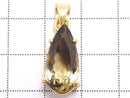 [Video][One of a kind] Lemon x Smoky Quartz AAA- Pendant 18KGP NO.39