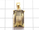 [Video][One of a kind] Lemon x Smoky Quartz AAA- Pendant 18KGP NO.40