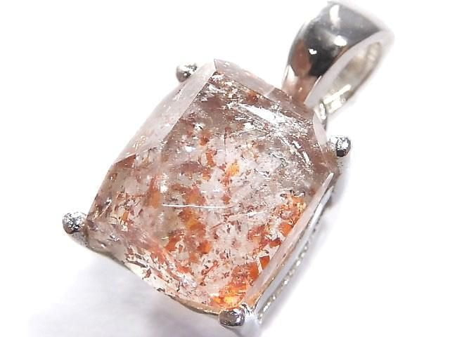 [Video][One of a kind] High Quality Lepidocrocite in Quartz AAA Pendant Silver925 NO.122