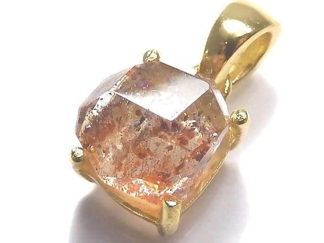[Video][One of a kind] High Quality Lepidocrocite in Quartz AAA Pendant 18KGP NO.126