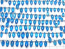 [Video] Neon Blue Apatite AAA- Marquise Rice (Smooth) half or 1strand beads (aprx.7inch/18cm)
